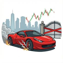 The Ferrari with Bicycle Brakes